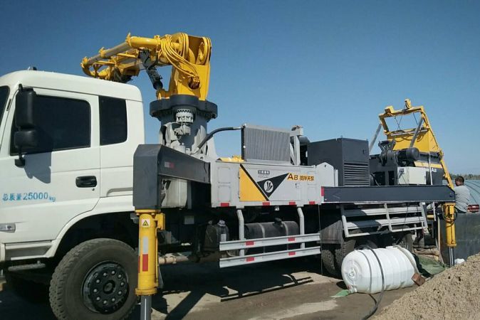 三民重科攪拌天泵助他闖出自己的一片天！