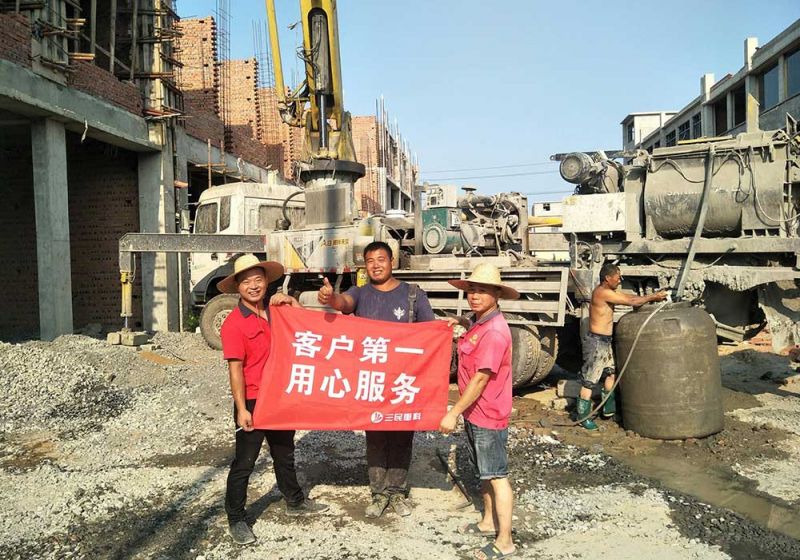 混凝土泵車還是選三民重科好！